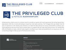 Tablet Screenshot of hbprivileged.com